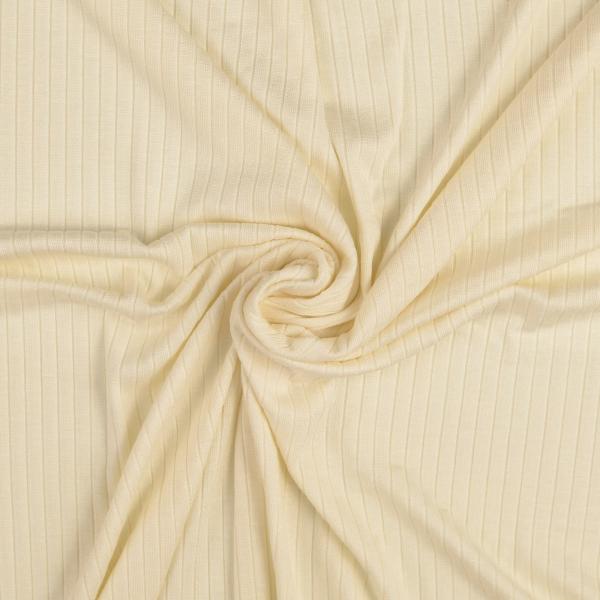 Rippenjersey - uni, natur